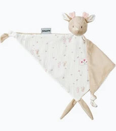 FanFan Doudou Bébé - 65 x 40 cm - Doudou cerf - Rose